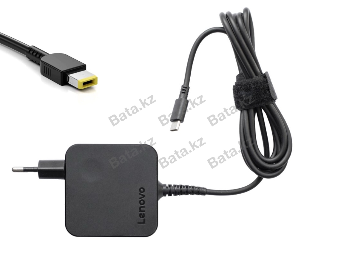 Блок питания для ноутбука Lenovo 65W USB Sq — изображение 2