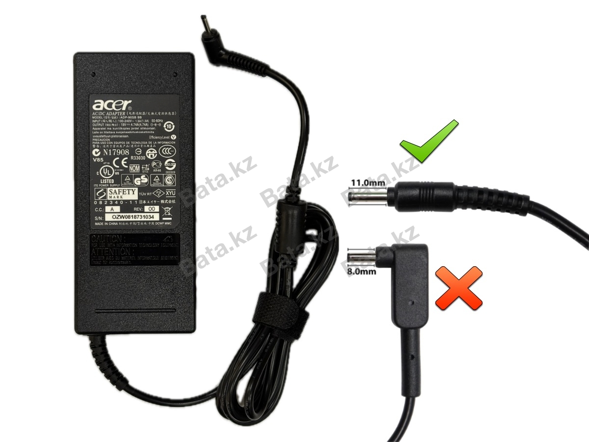 Блок питания для ноутбука Acer 90W 3.0*1.1*11
